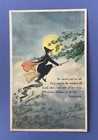 Antique 1914-1920s Halloween Postcard • Charles S. Clark Co.