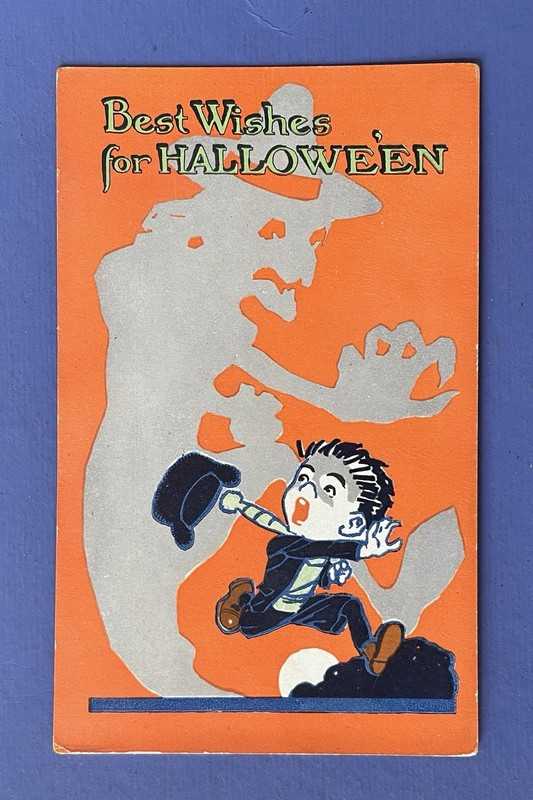 Vintage 1908-1915 Halloween Greeting Postcard • Fairman Company