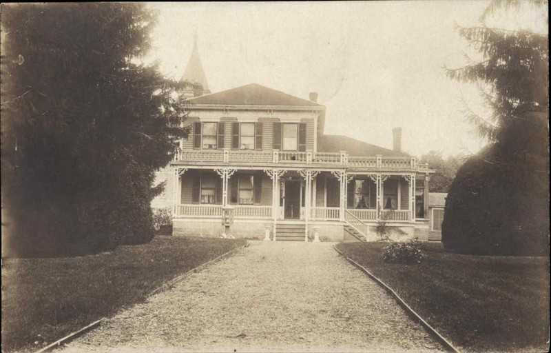 DODGEVILLE WISCONSIN WI Victorian Estate ARCHITECTURE Antique RPPC