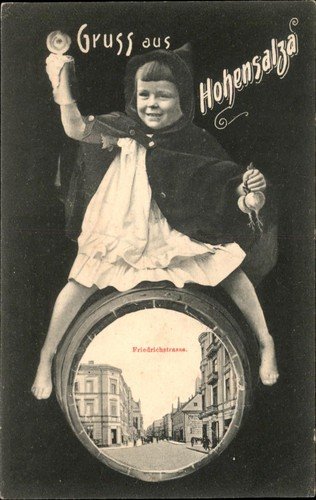 Hohensalza Inowroclaw Poland Freidrich St German Beer Child Vintage Postcard