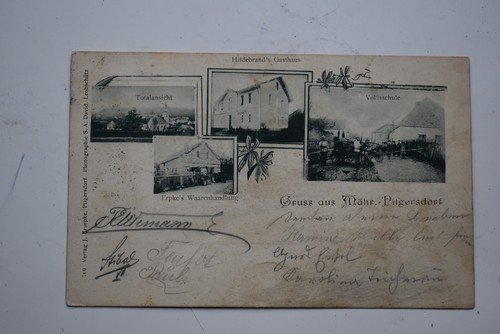 Greetings from Moravian pilgrimage village Bruntal Freudenthal Sudeten Silesia M