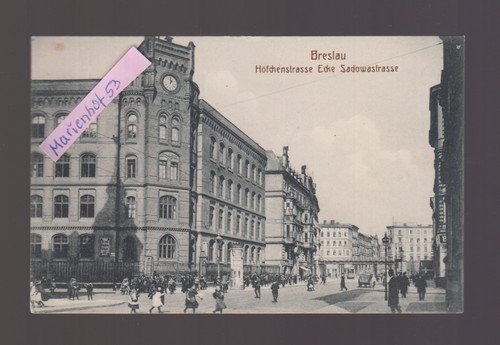 A 49/AK Wroclaw/Silesia "Höfchenstrasse/corner Sadowastrasse/tram"