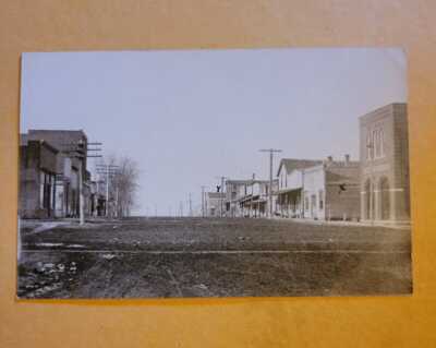 Old RPPC Main Street Philo Illinois Champaign County IL Postcard