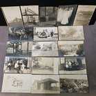 82 Antique Postcards REAL PHOTO POSTCARDS RPPC Estate Lot Michigan 1906-1928