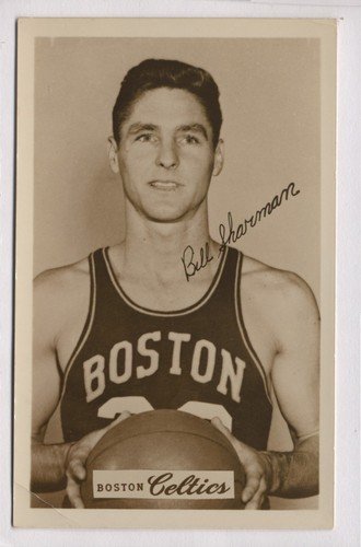 Early 1950's JJK Copyart Basketball Postcard Frank Ramsey Boston Celtics