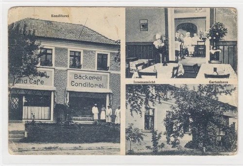 Sybba near Lyck approx. 1915 confectionery & bakery Masuria in East Prussia