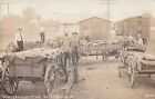 AL-Grand Bay, Alabama-Watermelon Time-RR-Wagons c1917 RPPC Real Photo Postcard