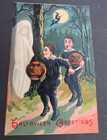 18 VINTAGE / ANTIQUE EMBOSSED HALLOWEEN POSTCARDS