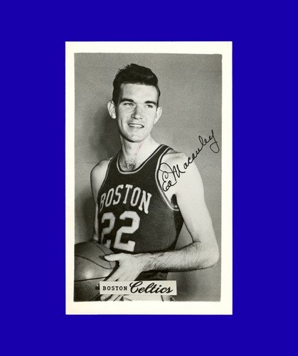 Ed Macauley (HOF) Boston Celtics RARE 1950's Devolite Peerless Photo Postcard