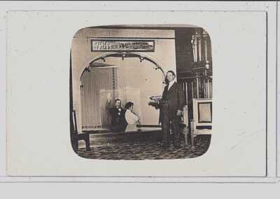 Real Photo Postcard RPPC - Baptism of Woman in Church