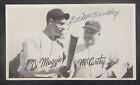 1936 Goudey Wide Pen (R314) DIMAGGIO & McCARTHY - Signed by McCarthy, Rookie